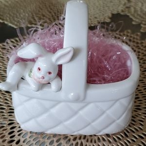 Fitz & Floyd Basket with Bunny